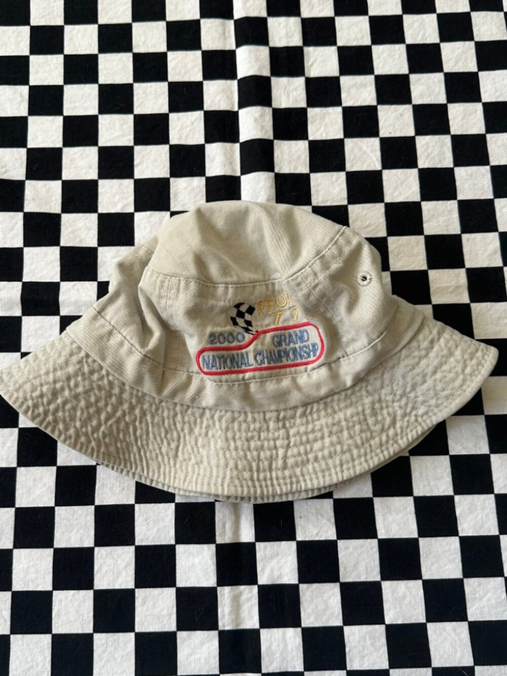 Vintage Y2K Racing Bucket Hat